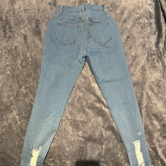 Blue distressed jeans - Picture 3 of 5